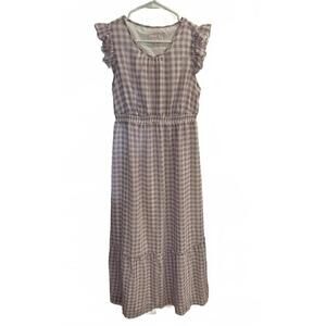 Isabel Maternity by Ingrid Isabel Dress Women’s Size M Gingham Midi